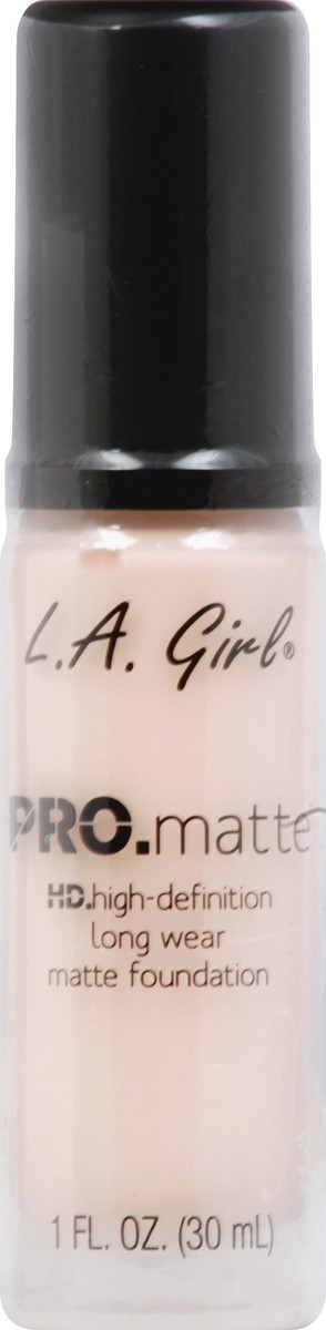 slide 4 of 10, L.A. Girl Pro. Matte Foundation: Porcelain, 1 ct