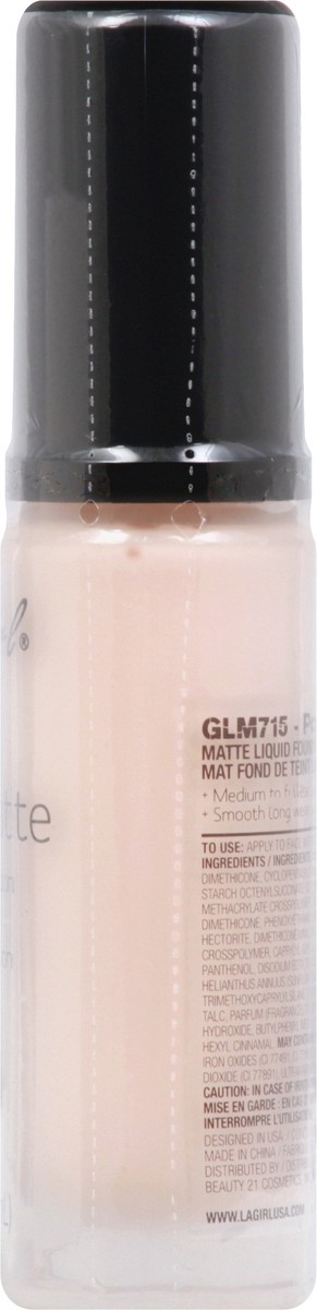 slide 9 of 10, L.A. Girl Pro. Matte Foundation: Porcelain, 1 ct