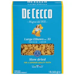 De Cecco No. 33 Large Elbows 1 lb