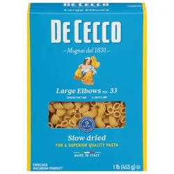 De Cecco No. 33 Large Elbows 1 lb