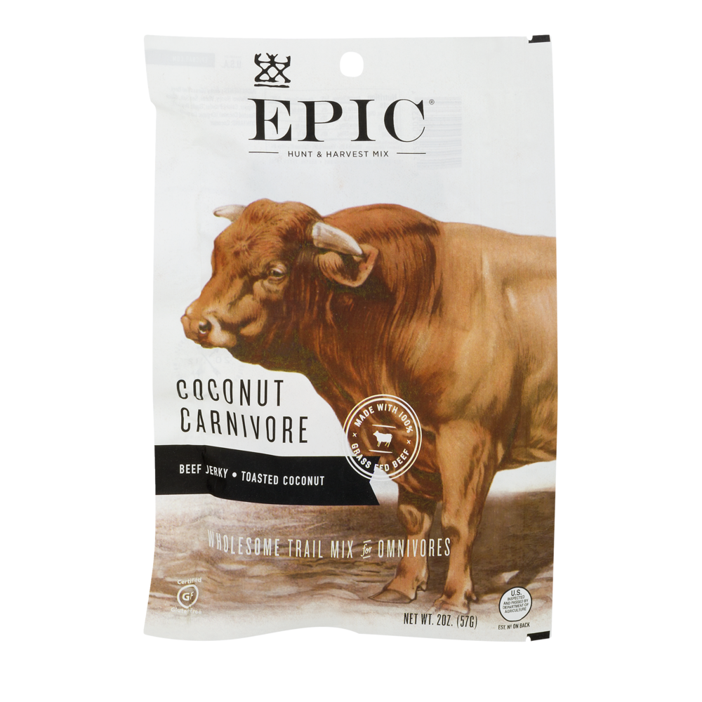 slide 1 of 6, Epic Mix Coconut Carnivore Trail Mix, 2 oz