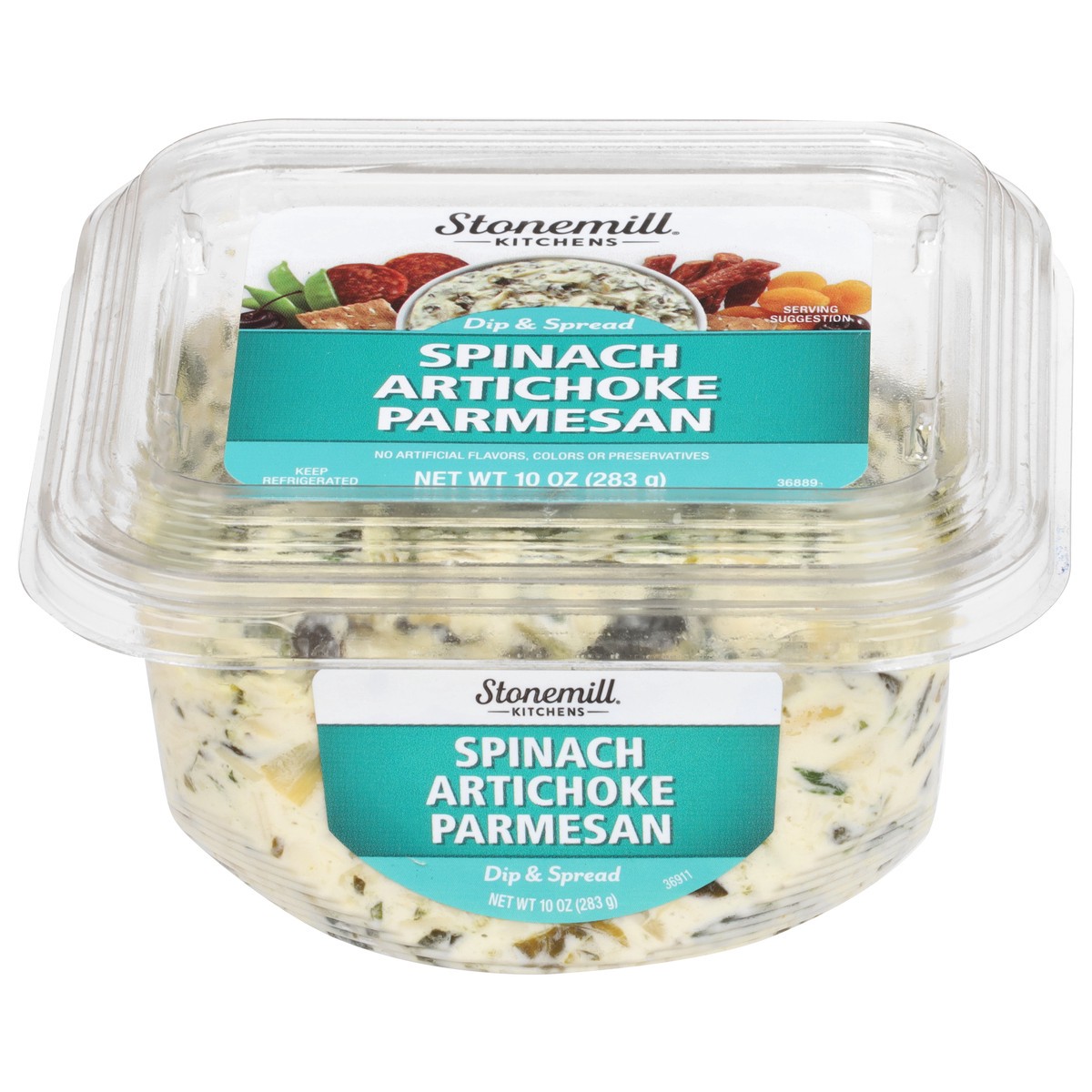 slide 2 of 11, Stonemill Kitchens Dip & Spread, Spinach Artichoke Parmesan, 10 oz