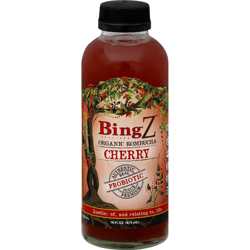 slide 1 of 1, Bing Organic Cherry Kombucha, 16 fl oz