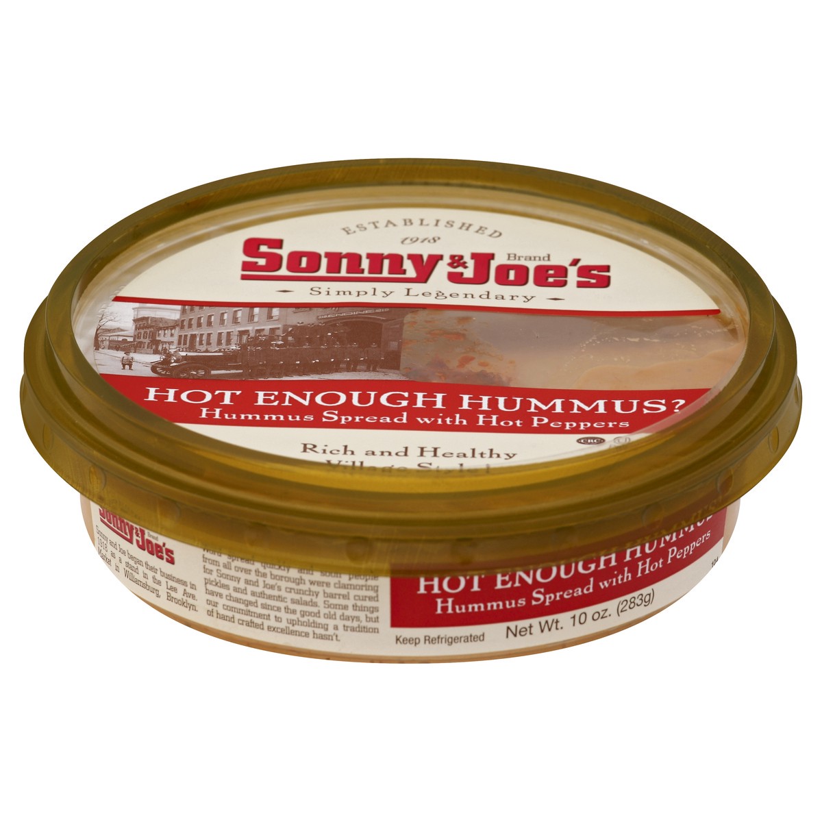 slide 3 of 4, Sonny & Joe's Sonny & Joes Hummus Hot Enough - 10 Oz, 10 oz