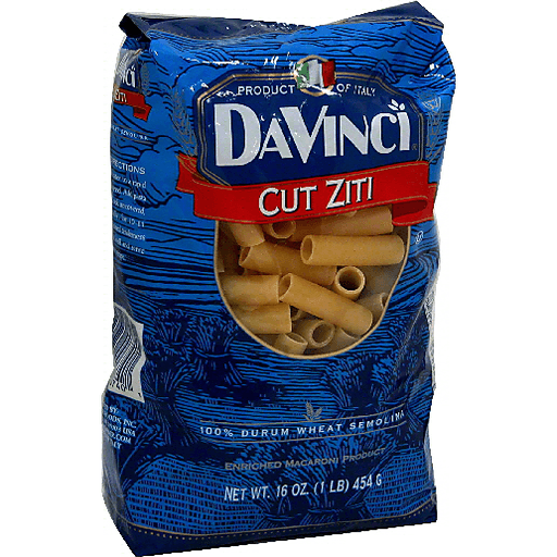slide 2 of 2, DaVinci Cut Ziti Pasta, 16 oz