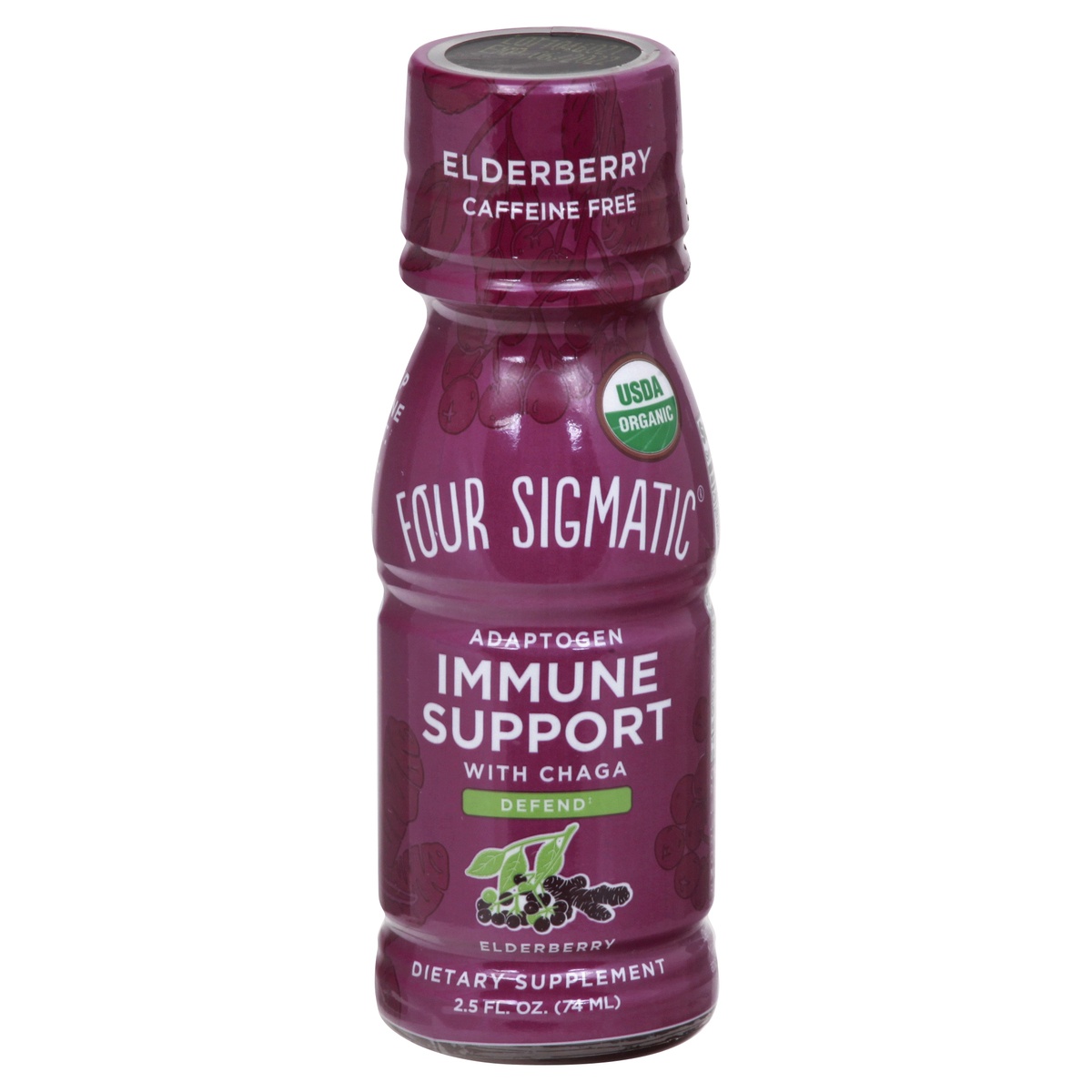 slide 1 of 1, Four Sigmatic AdaptogenElderberry Immune Support with Chaga, 2.5 oz