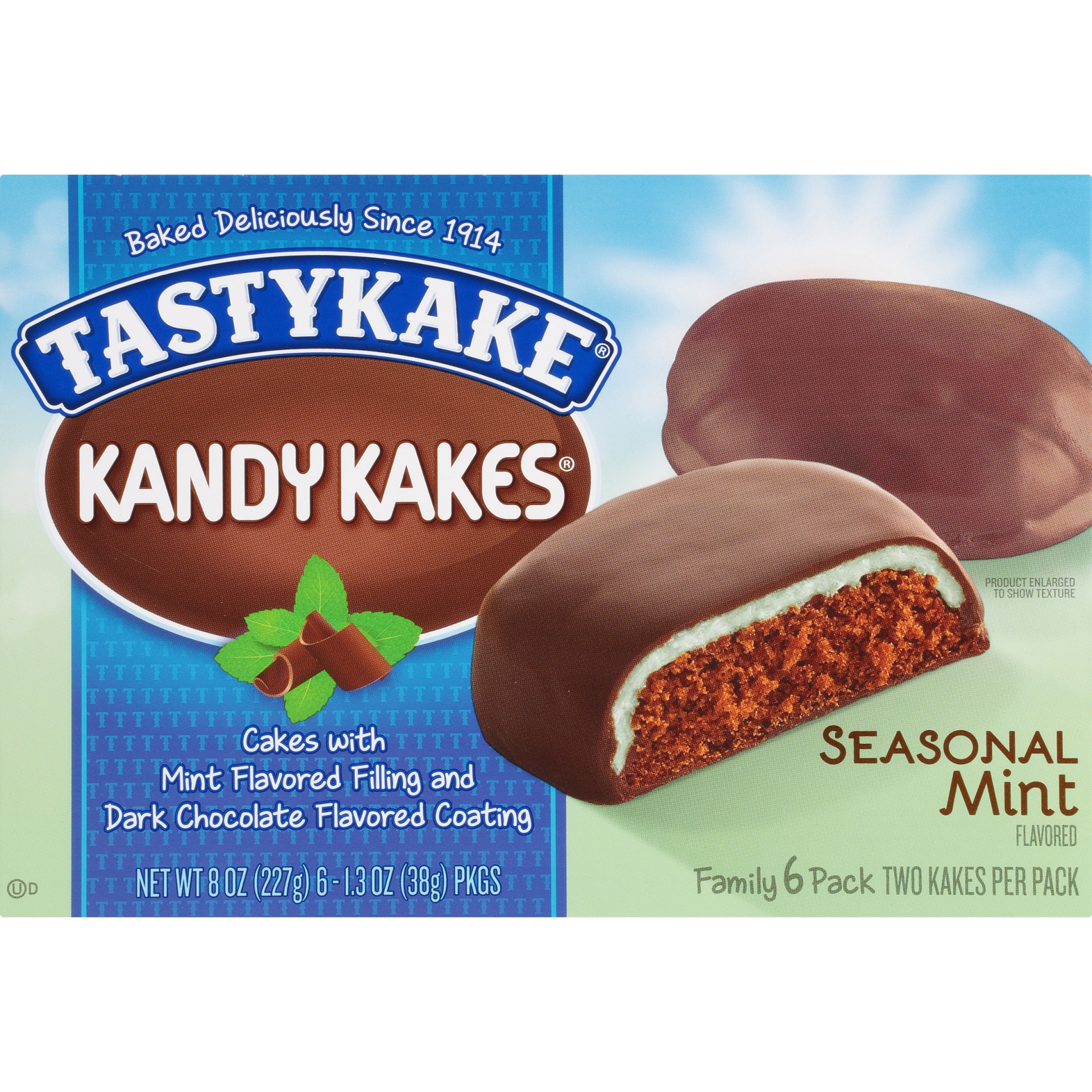 slide 6 of 8, Tastykake Mint Kandy Kakes, 8 oz