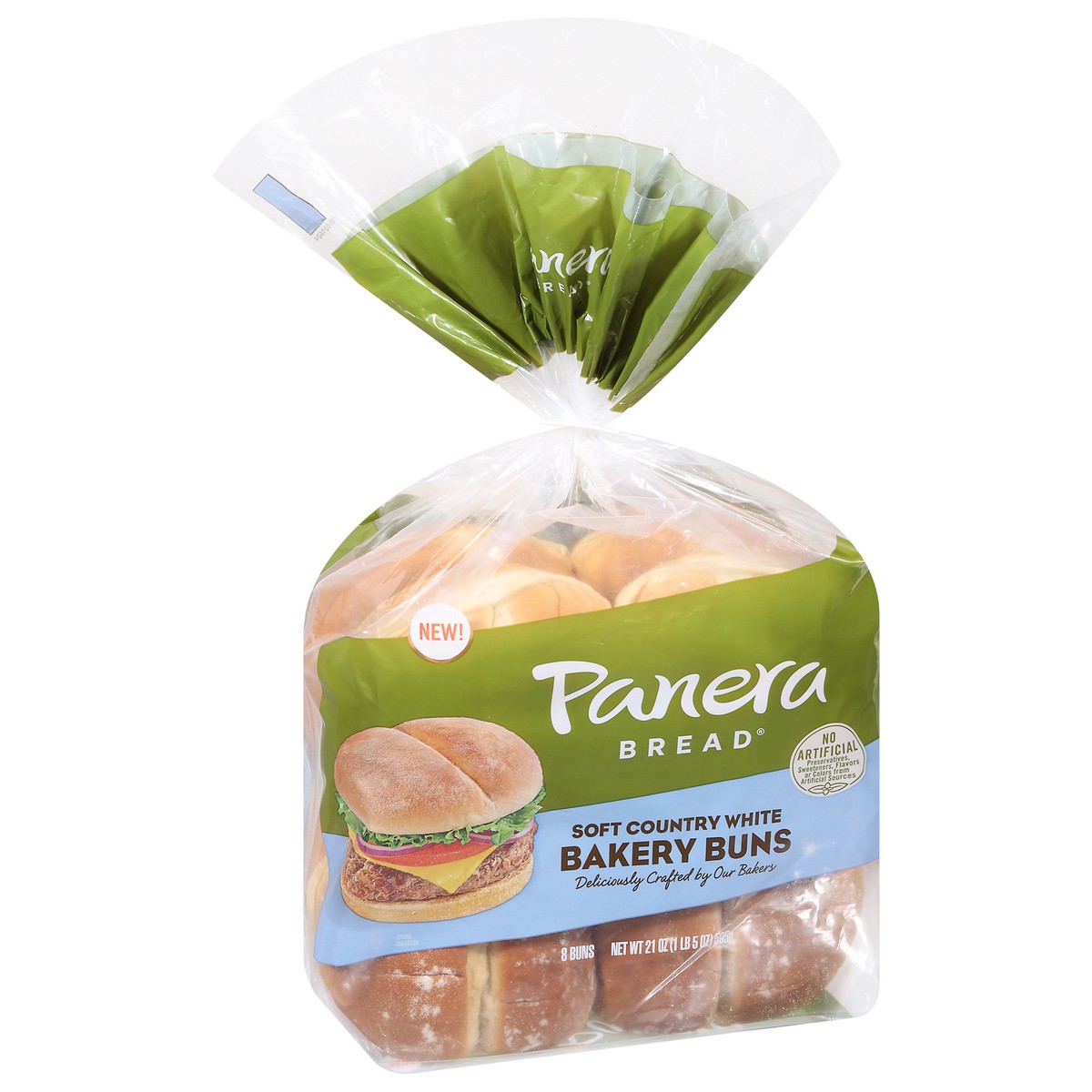slide 5 of 13, Panera Bread Bakery Buns, Soft Country White, 8 ct