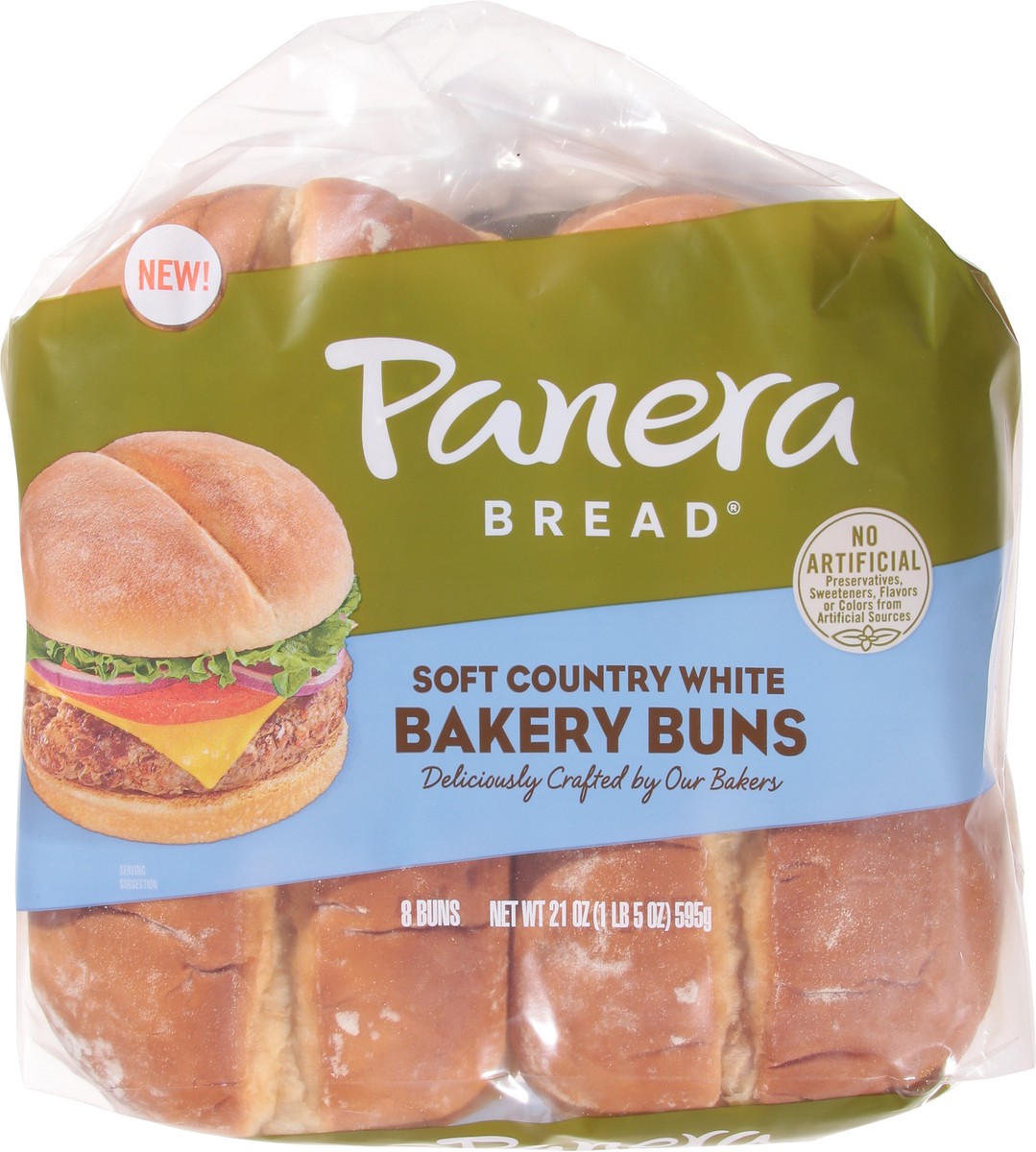 slide 6 of 13, Panera Bread Bakery Buns, Soft Country White, 8 ct