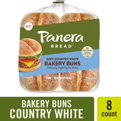 Panera Bread Bakery Buns, Soft Country White