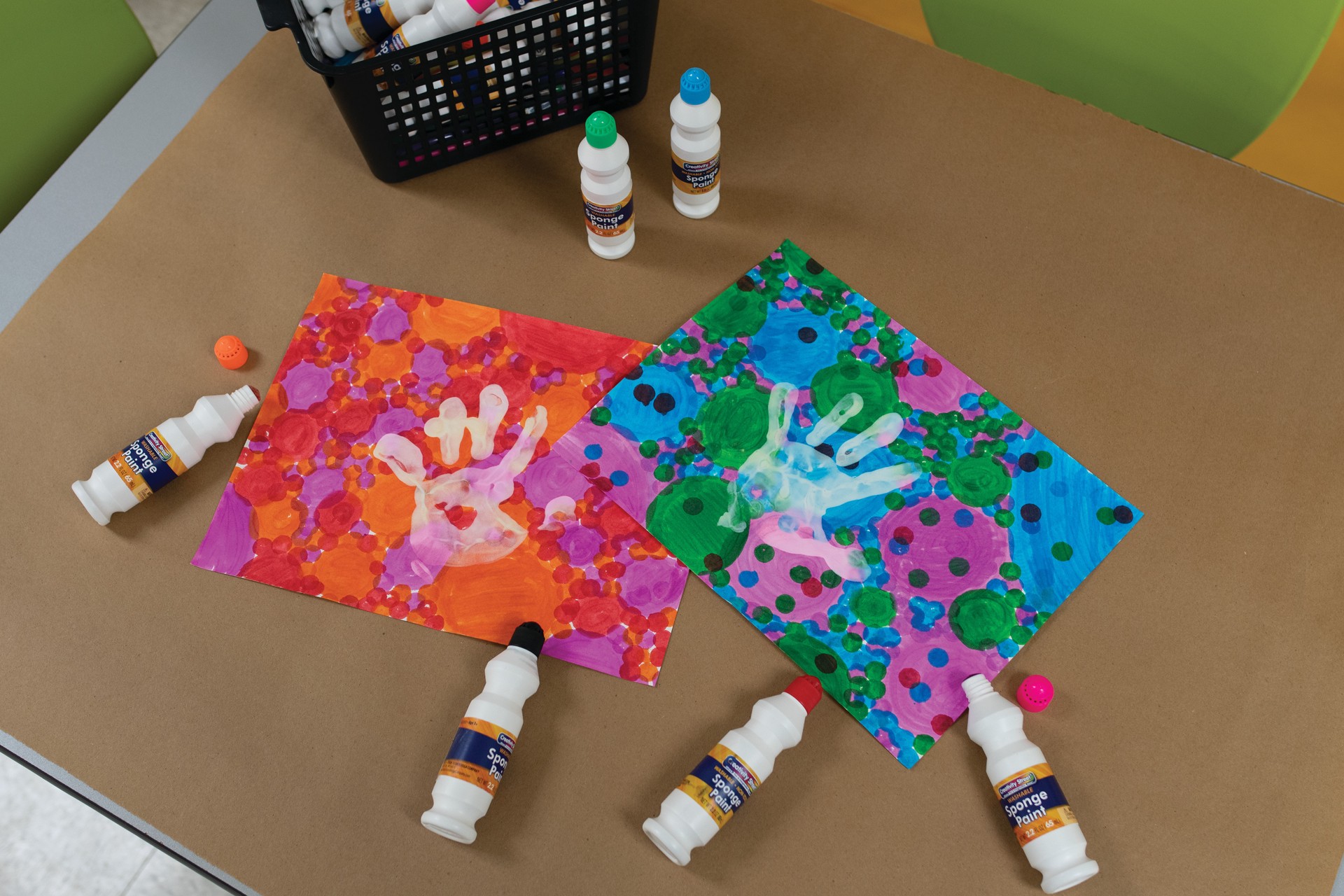 slide 4 of 5, PRANG  Washable Tempera Paint 8 oz White, White,  8 oz, 8 oz, 8 oz