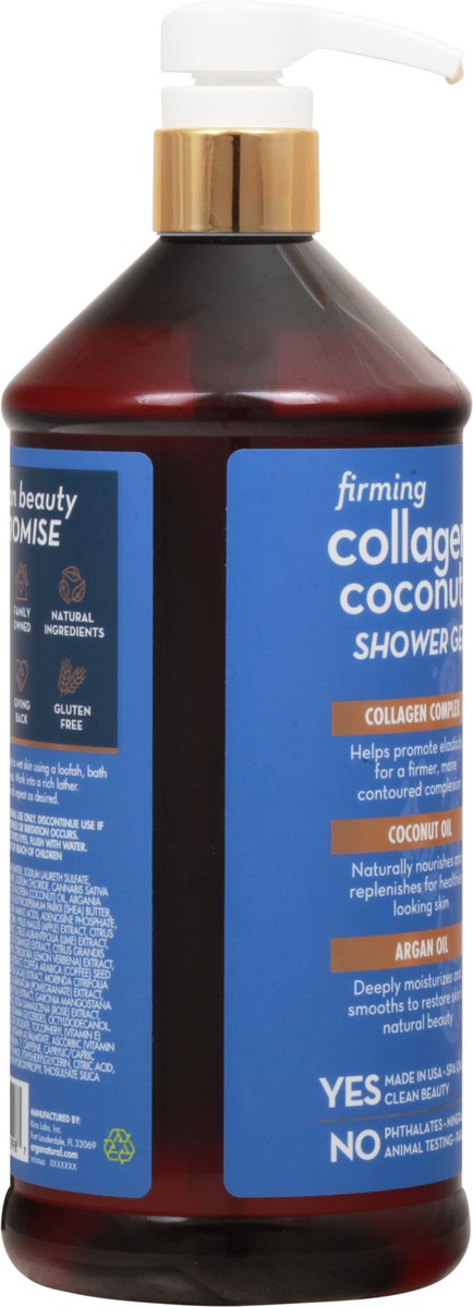 slide 8 of 13, Arganatural Firming 3-In-1 Collagen Coconut Shower Gel 32 fl oz, 32 fl oz