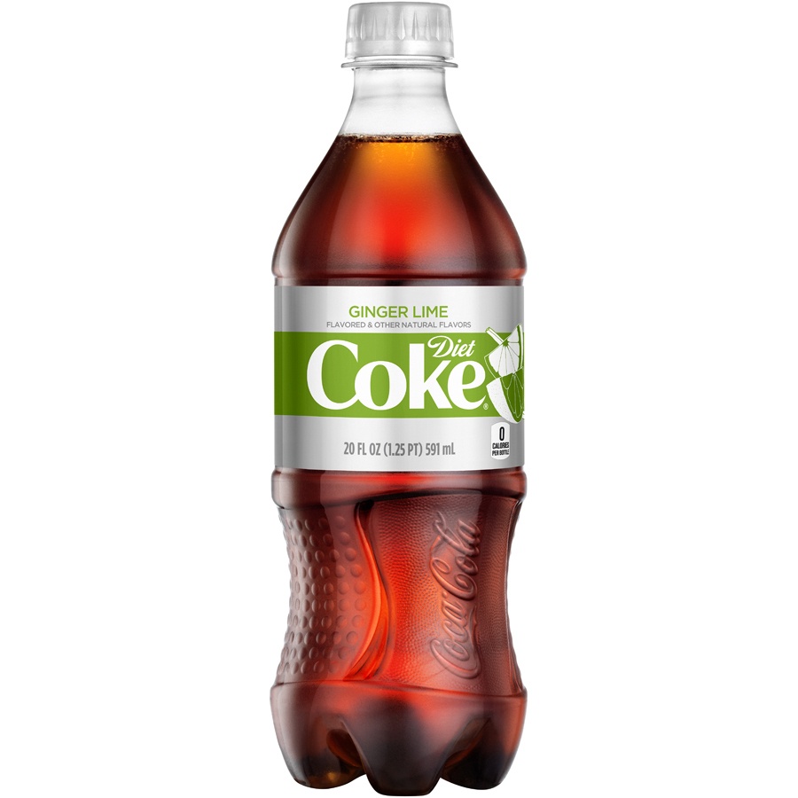 slide 1 of 5, Coca-Cola Diet Coke Lime Bottle - 20 fl oz, 20 fl oz