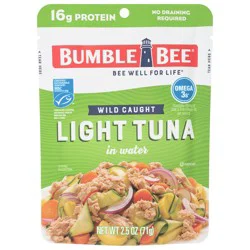 Bumble Bee Wild Caught Light Tuna in Water 2.5 oz