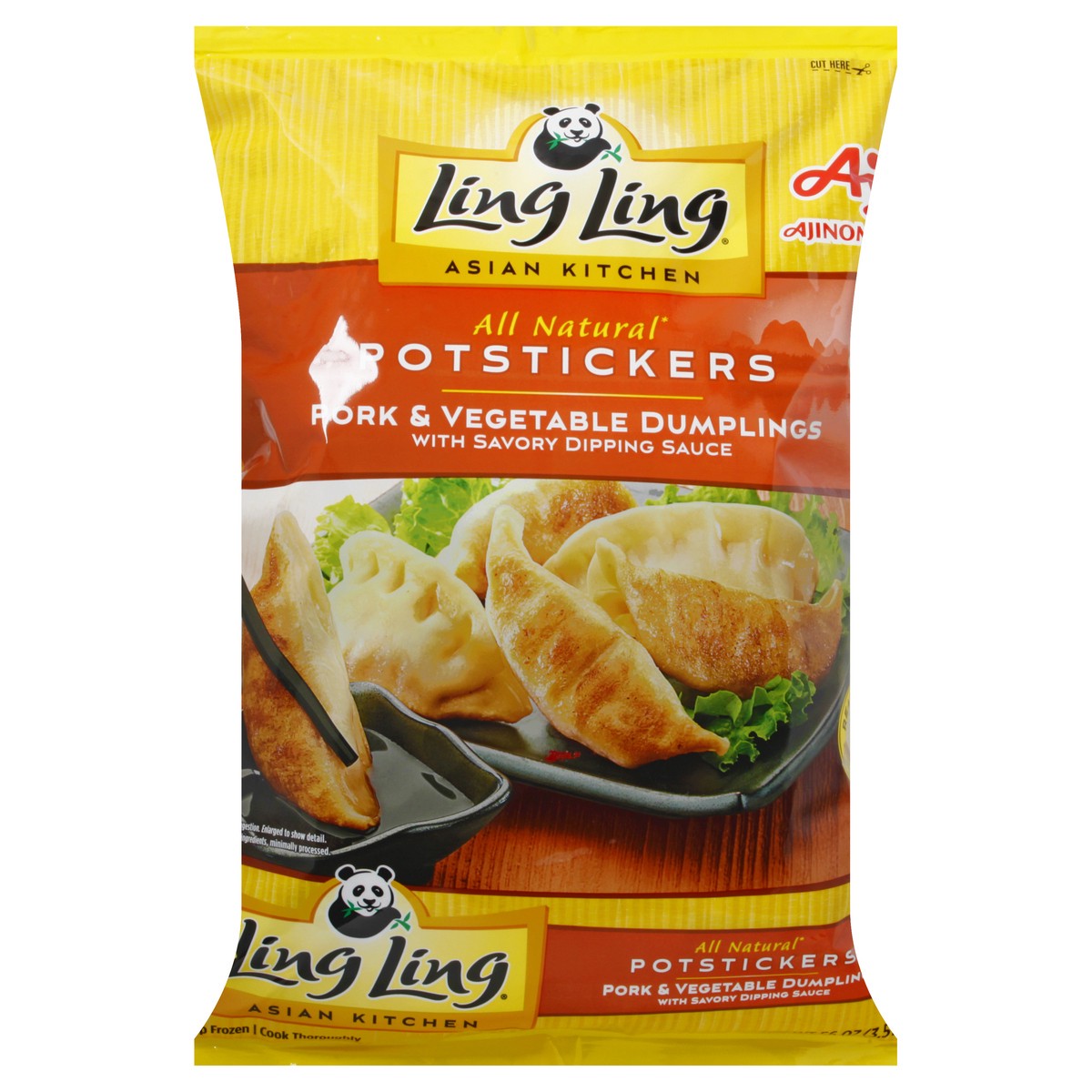 slide 4 of 13, Ling Ling Pork & Vegetable Potstickers 56 oz, 56 oz