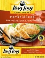 slide 1 of 1, Ling Ling Pork Vegetable Potstickers, 56 oz