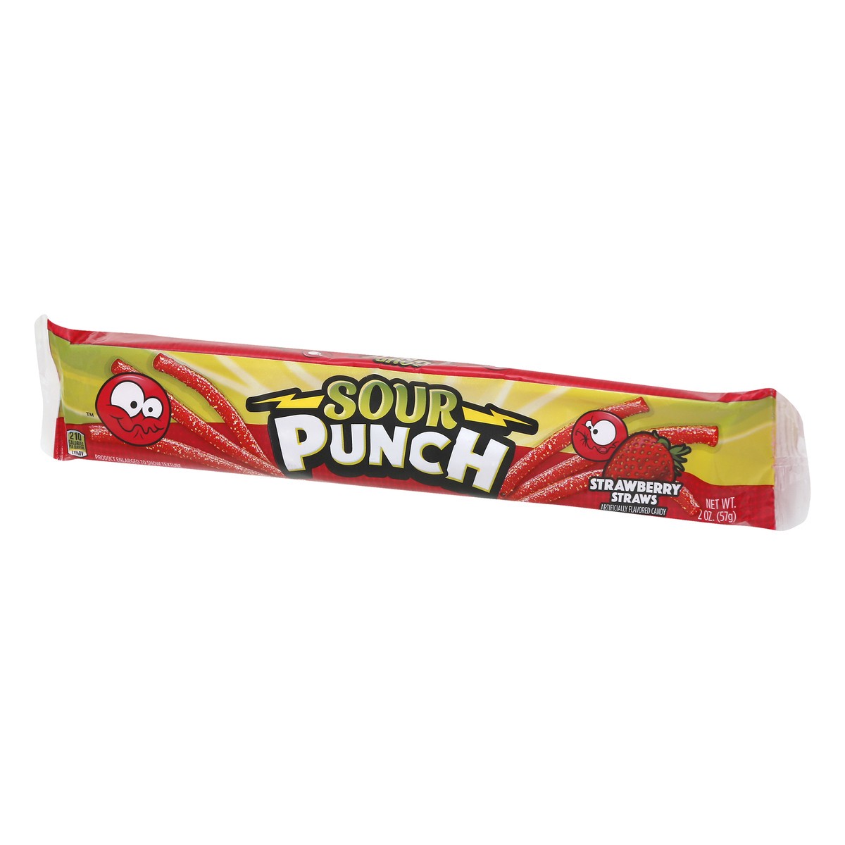 slide 8 of 8, Sour Punch Strawberry Straws Candy 2.0 oz, 2 oz