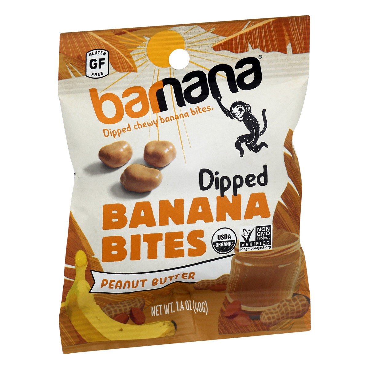 slide 3 of 13, Barnana Peanut Butter Chewy Bites, 1.4 oz