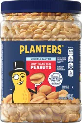 Planters Lightly Salted Dry Roasted Peanuts 34.5 oz