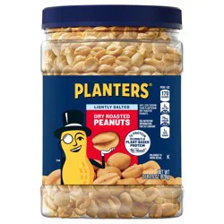 Planters Lightly Salted Dry Roasted Peanuts 34.5 oz