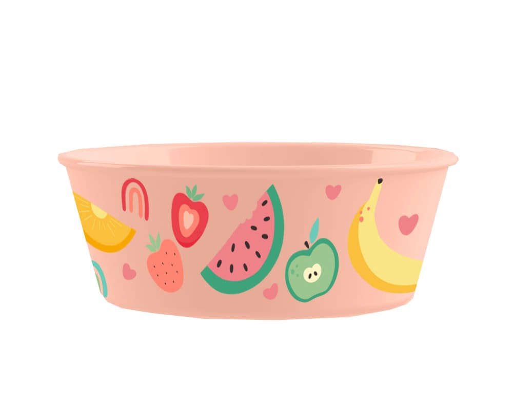 slide 2 of 2, Tarhong Wheat Poly Propylene Round Bowl - Coral Fruit, 1 ct