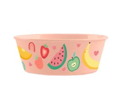 TarHong Wheat Poly Propylene Round Bowl - Coral Fruit, 1 ct