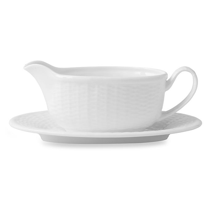 slide 1 of 1, Wedgwood Nantucket Basket Gravy Boat Stand, 1 ct