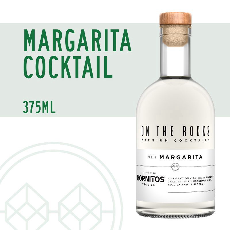 slide 3 of 8, On The Rocks Premium Cocktails OTR The Margarita Tequila Cocktail - 375ml Bottle, 375 ml