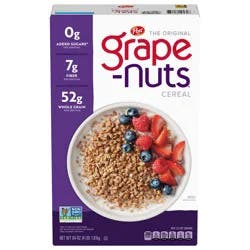 Post Grape-Nuts Cereal, Original Grape-Nuts Breakfast Cereal, Low Fat, High Fiber, Kosher 64 Ounce Box