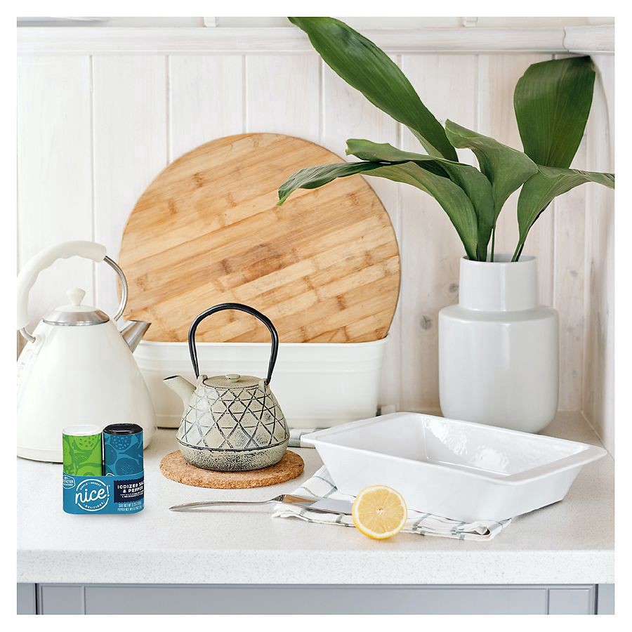 slide 3 of 5, Nice! Iodized Salt And Pepper Shakers, 1 ct