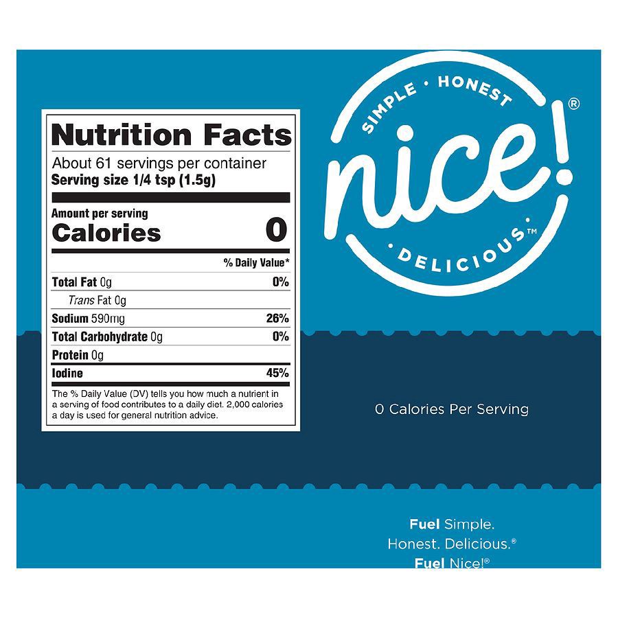 slide 2 of 5, Nice! Iodized Salt And Pepper Shakers, 1 ct