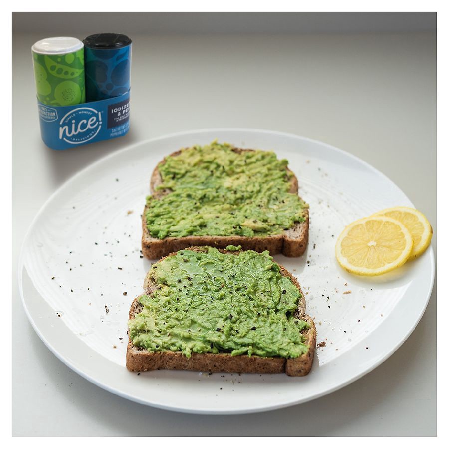 slide 5 of 5, Nice! Iodized Salt And Pepper Shakers, 1 ct