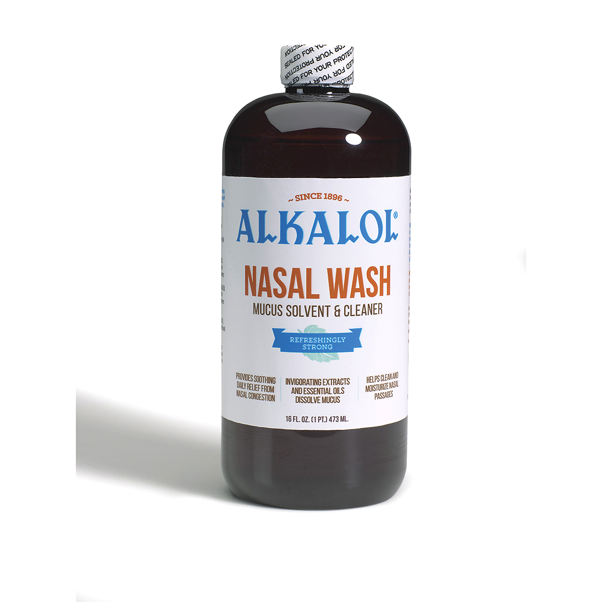 slide 1 of 1, Alkalol Natural Soothing Nasal Wash, 16 fl oz