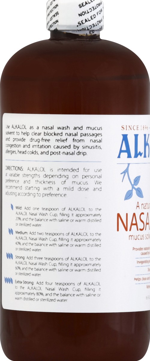 slide 4 of 5, Alkalol Nasal Wash, 16 oz