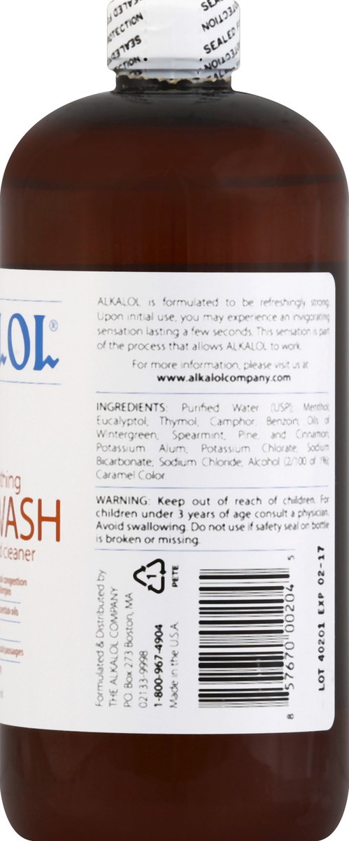 slide 2 of 5, Alkalol Nasal Wash, 16 oz