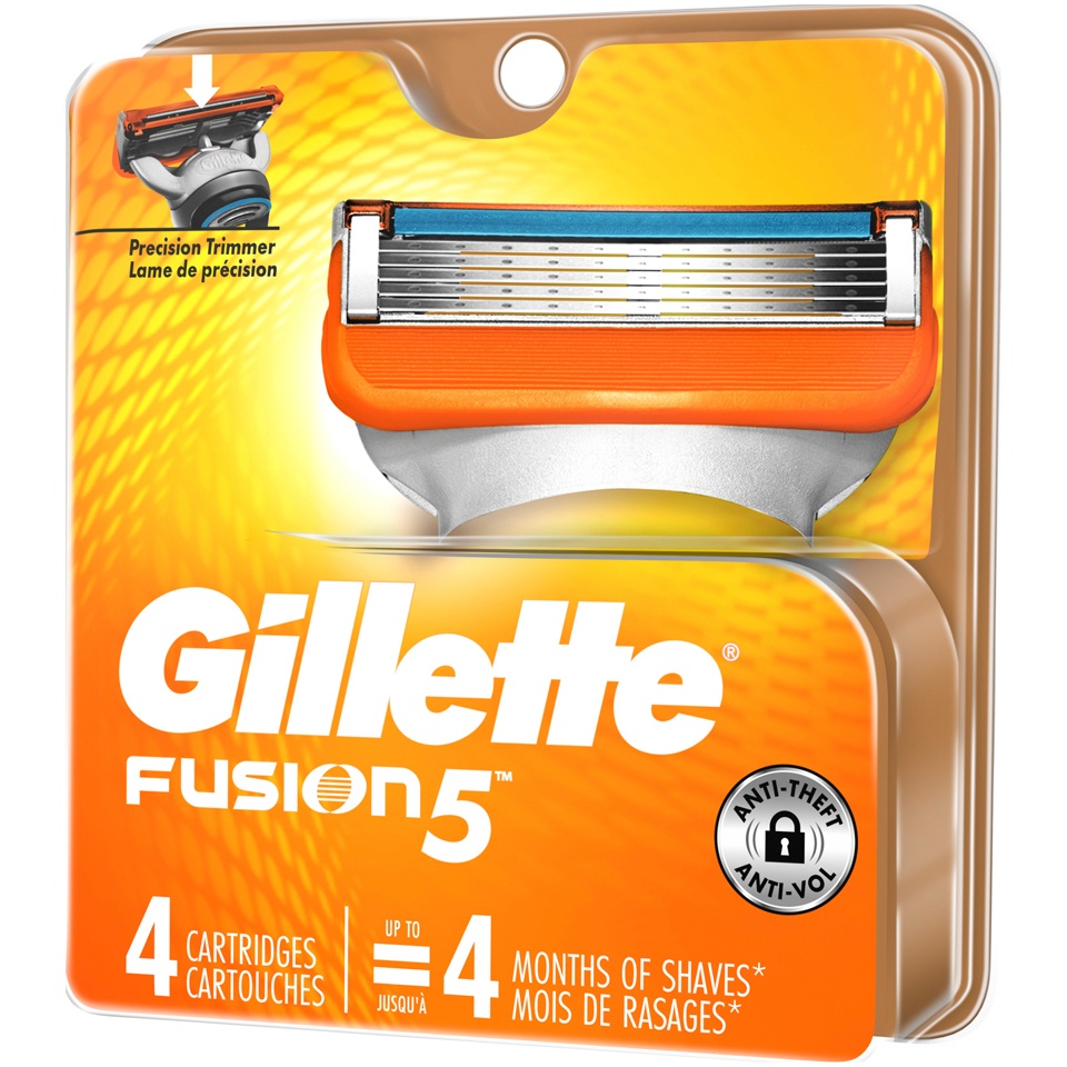slide 3 of 3, Gillette Fusion5 Men's Razor Blade Refill Cartridges, 5 ct