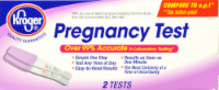 slide 1 of 1, Kroger Pregnancy Test Kit, 2 ct
