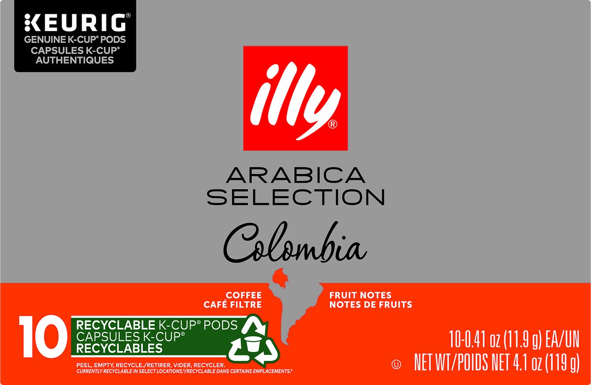 slide 4 of 10, illy Arabica Selection K-Cup Pods Colombia Coffee- 10 ct, 10 ct