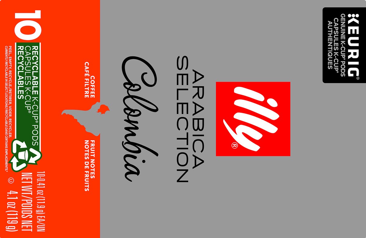 slide 6 of 10, illy Arabica Selection K-Cup Pods Colombia Coffee- 10 ct, 10 ct