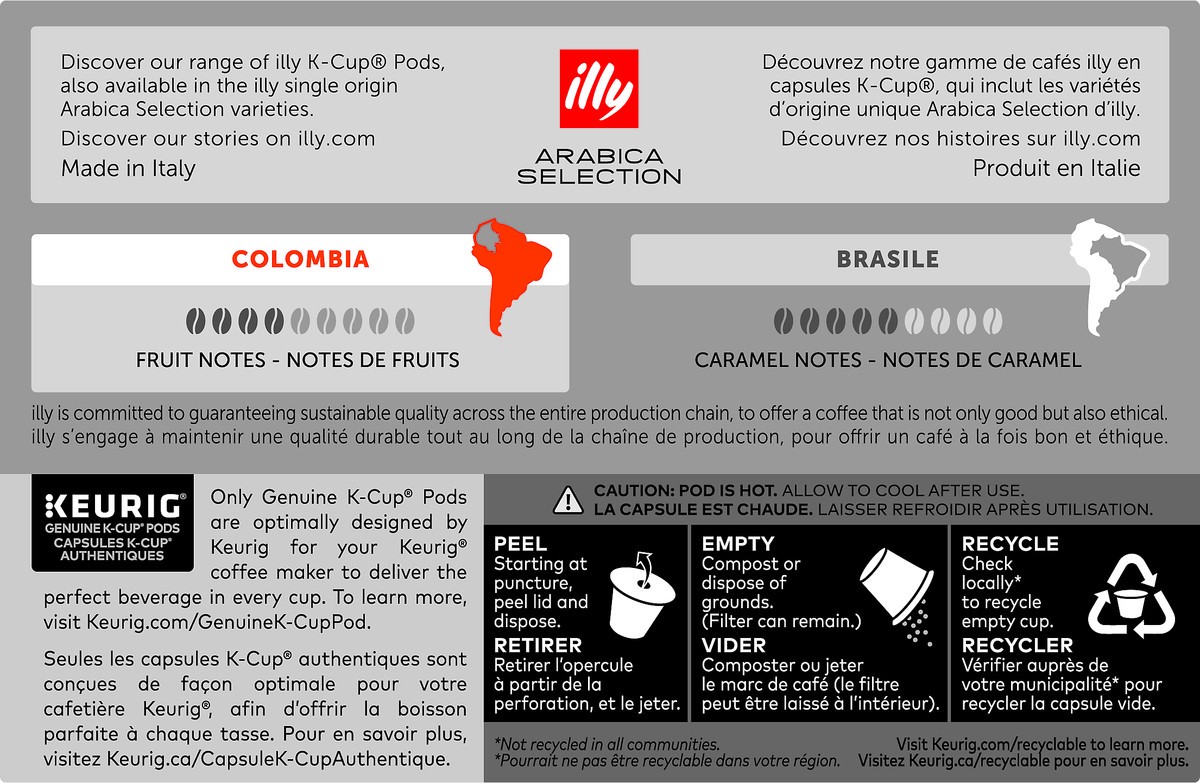 slide 5 of 10, illy Arabica Selection K-Cup Pods Colombia Coffee- 10 ct, 10 ct