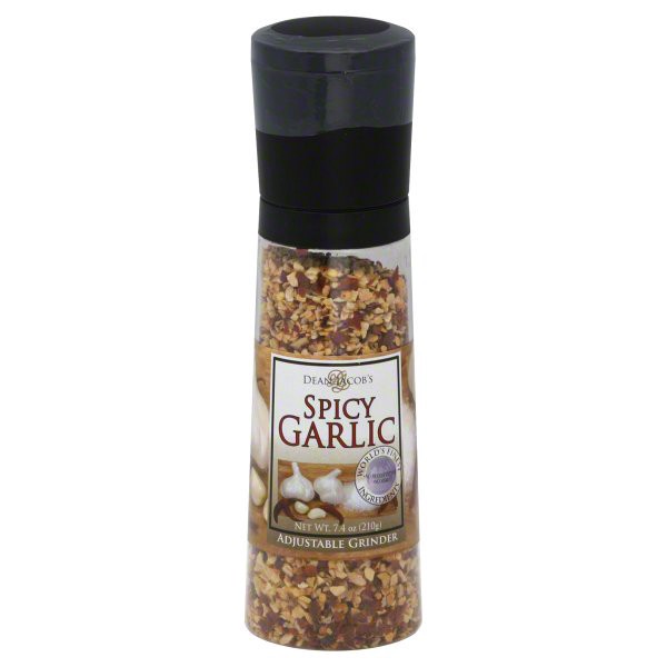 slide 1 of 2, Dean Jacob's Spicy Garlic Adjustable Grinder, 7.4 oz