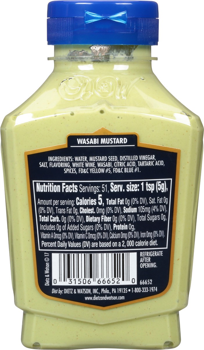 slide 6 of 12, Dietz & Watson Wasabi Mustard, 9 oz, 9 oz