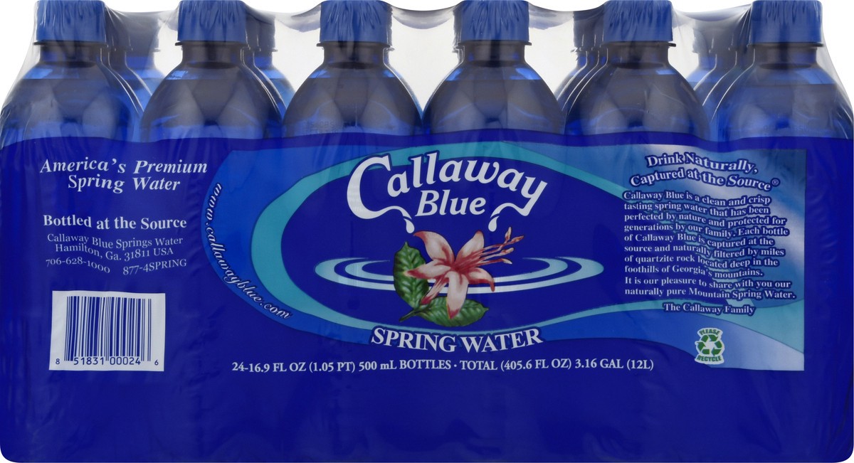 slide 7 of 8, Callaway Blue Spring Water, 24 ct; 16.9 fl oz