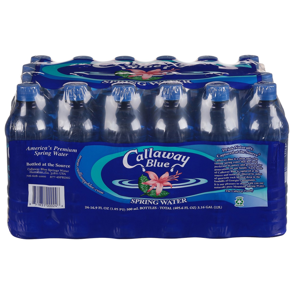 slide 1 of 8, Callaway Blue Spring Water - 24 ct; 16.9 fl oz, 24 ct; 16.9 fl oz