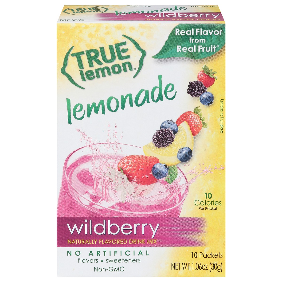 slide 1 of 11, True Lemon Lemonade Wildberry Drink Mix Packet - 10 ct, 10 ct