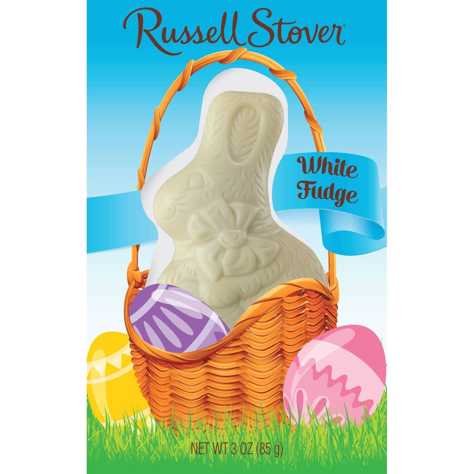 slide 1 of 1, Russell Stover Easter Caramel Milk Chocolate Rabbit, 3 oz