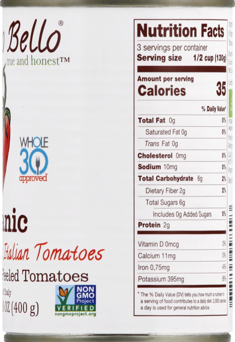 slide 8 of 9, Organico Bello Imported Southern Italian Organic Tomatoes 14.28 oz, 14.28 oz