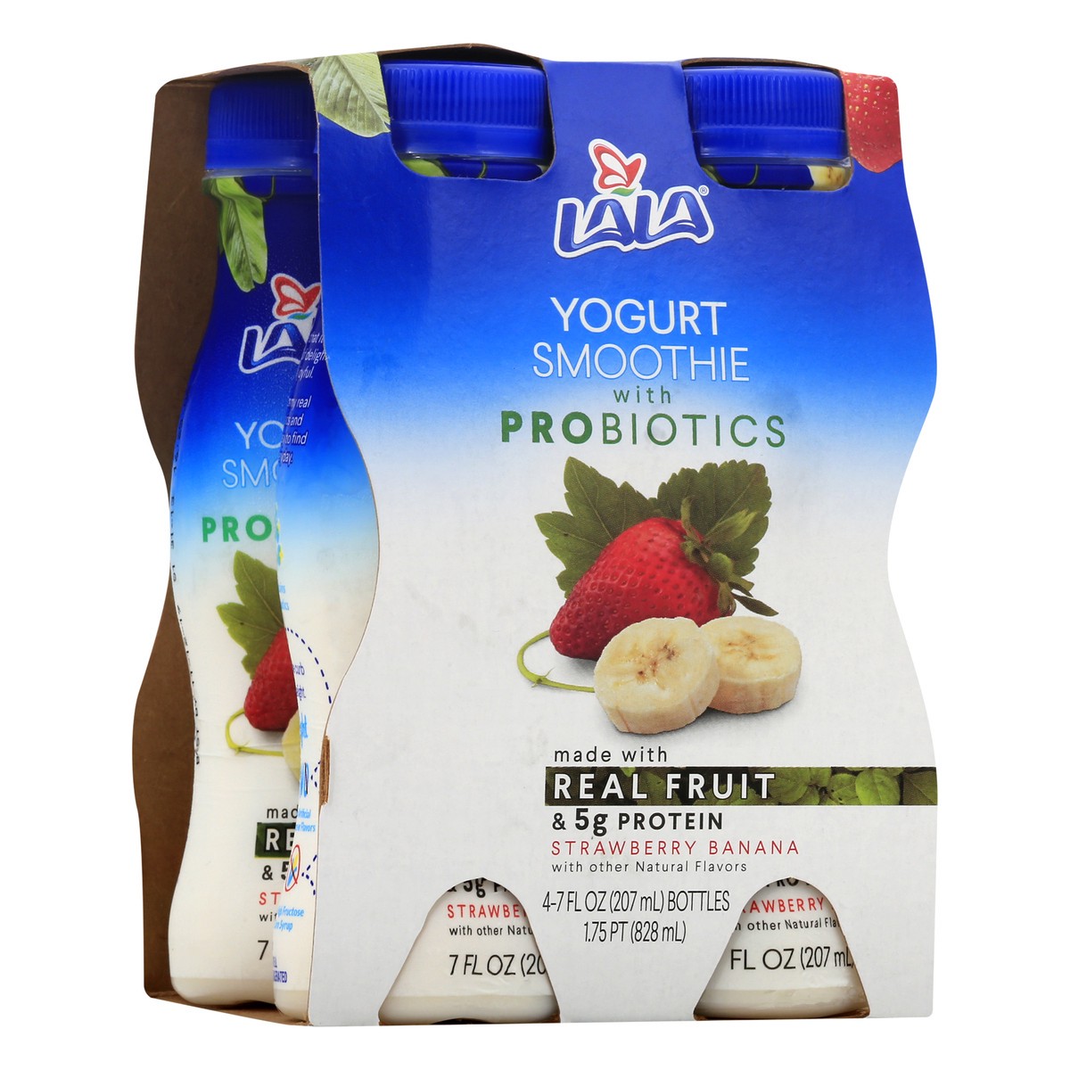 slide 8 of 11, LALA Strawberry Banana Yogurt Smoothie - 4 ct, 4 ct