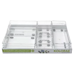 Kolorae 6 Divider Organizer Set, No Slip Feet