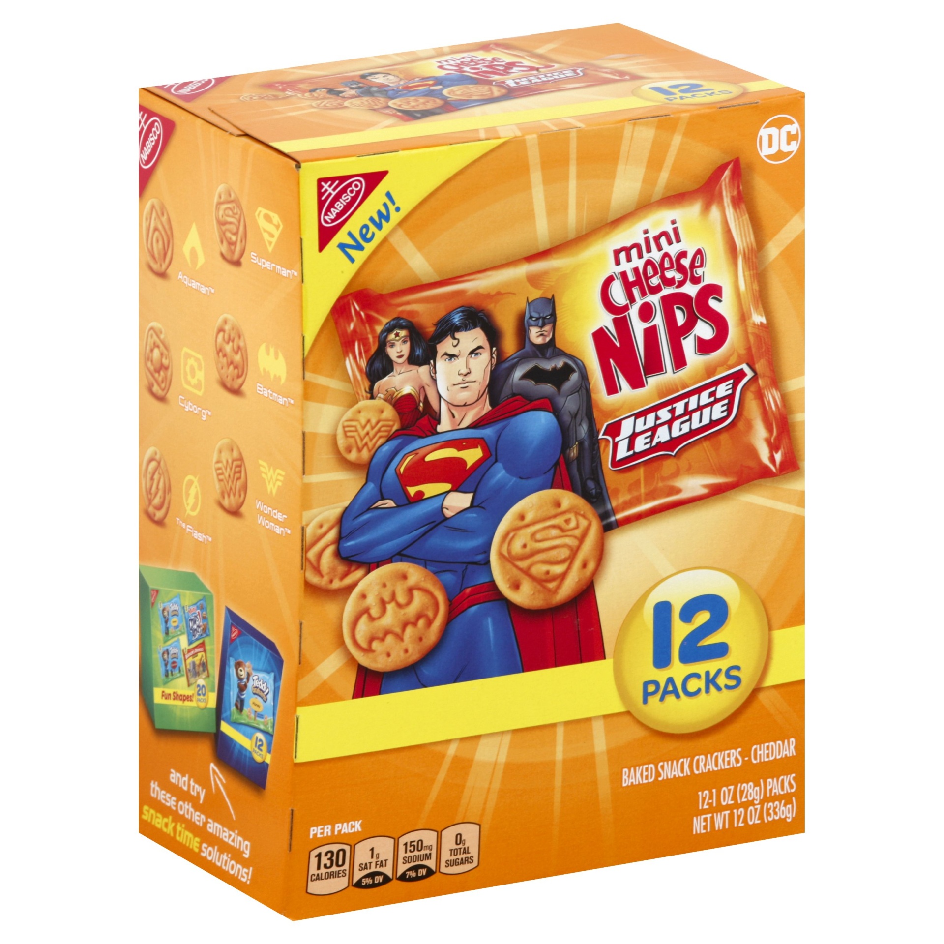 slide 1 of 9, Cheese Nips Baked Snack Crackers 12 ea, 12 ct